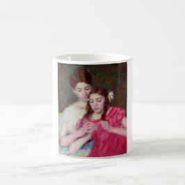 Crochet Lesson (två systrar) Kaffemugg