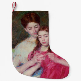 Crochet Lesson (två systrar) Liten Julstrumpa