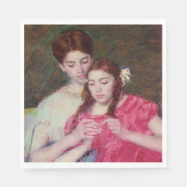 Crochet Lesson (två systrar) Pappersservett