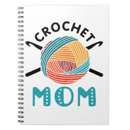 Crochet Mamma Crocheting Älskare Crocheter Women Anteckningsbok