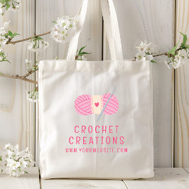 Crochet Modern Crocheting Personlig Business Tygkasse