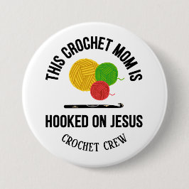 CROCHET MOM HOOKED ON JESUS Crochet Crew Knapp