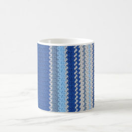 Crochet Mönster - Blue Rand Kaffemugg