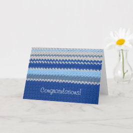 Crochet Mönster - Blue Rand Kort