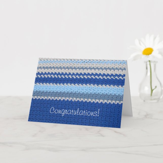 Crochet Mönster - Blue Rand Kort (Liten växt)