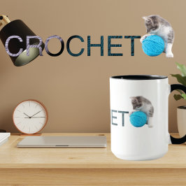 Crochet Mugg 15 oz