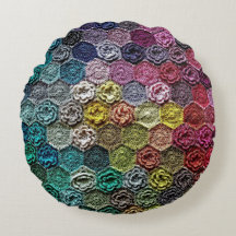 Crochet no2 round cushion