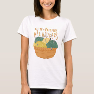 Crochet och Knitting Pun T-Shirt
