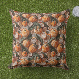 Crochet Oranges Citrus Fruit  Kudde