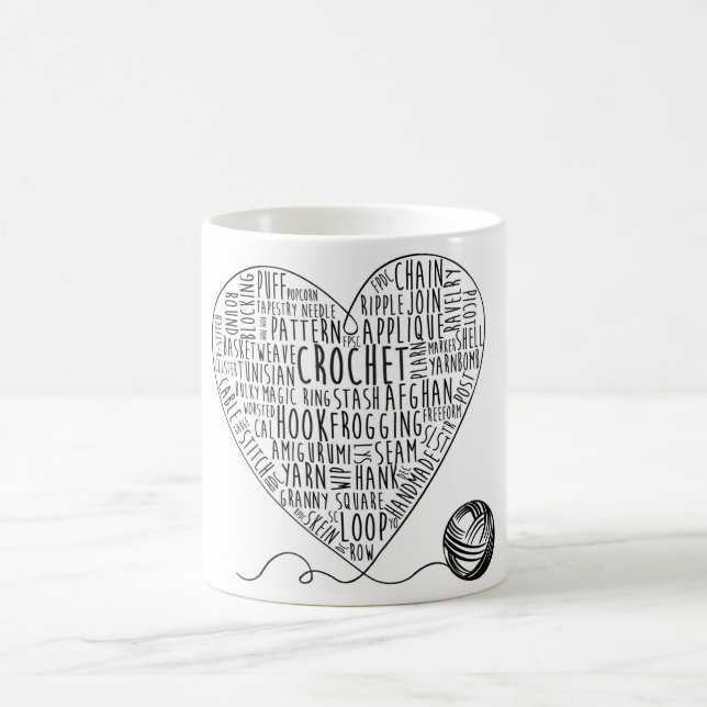 Crochet Ord Mugg (Center)