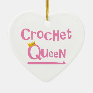 Crochet Queen Julgransprydnad Keramik