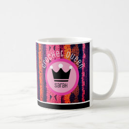 Crochet Queen! Roligt-gåva till crochet älskare Mu Kaffemugg