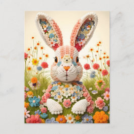 Crochet Rabbit, vykort för postkorsning