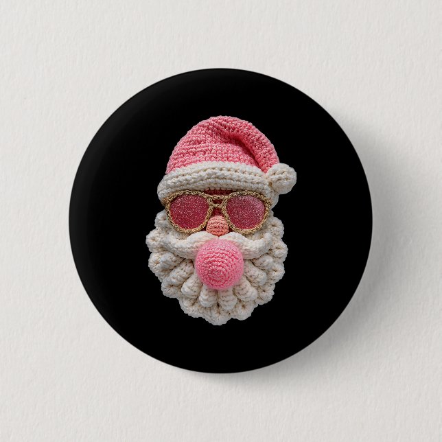 Crochet Santa Blowing Bubble Gum Christmas Girly K Knapp (Framsida)