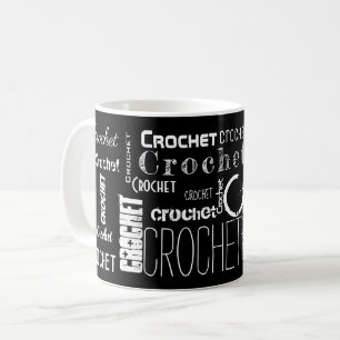 CROCHET! Typografi Kaffemugg
