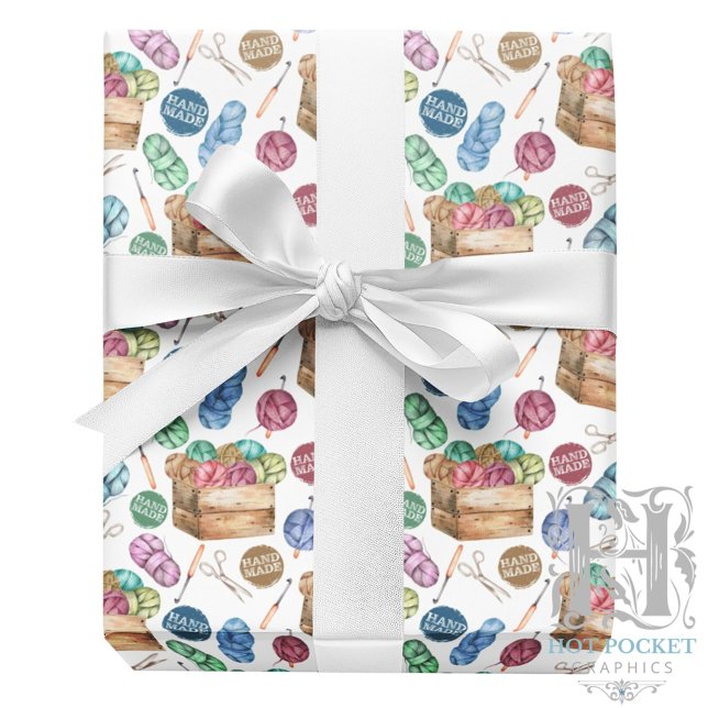Crochet Wrapping Paper Presentpapper (Skapare uppladdad)