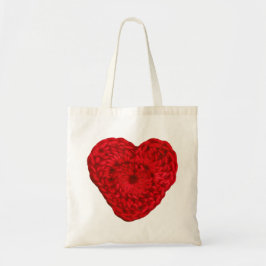 Crochet Yarn Heart ・ Handgjorda båtar Tygkasse