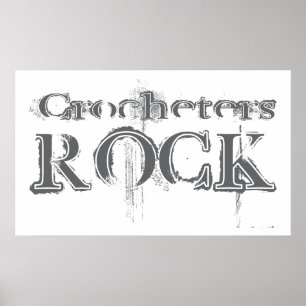 Crocheters sten poster