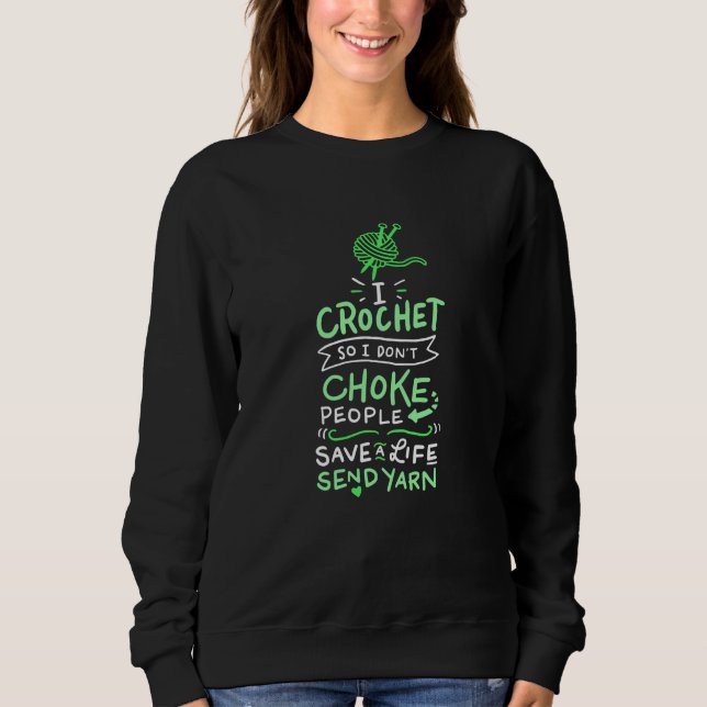 Crocheteters gift t shirt (Framsida)