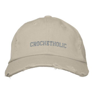 Crochetholic Crochet Gift Embroidered Baseball Hat Broderad Keps