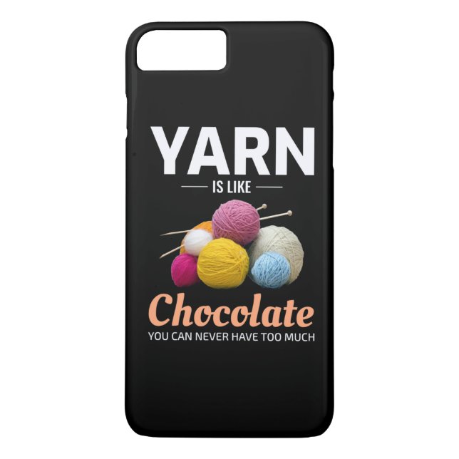 Crocheting Crochet Chocolate Knitting Crochet Case-Mate iPhone Skal (Baksida)