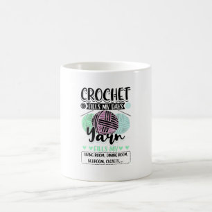 Crocheting - Crochet fyller mina dagar Kaffemugg