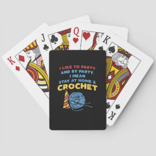 Crocheting Crochet-garn Casinokort