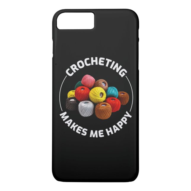 Crocheting Crochet Knitting Crocheter Case-Mate iPhone Skal (Baksida)