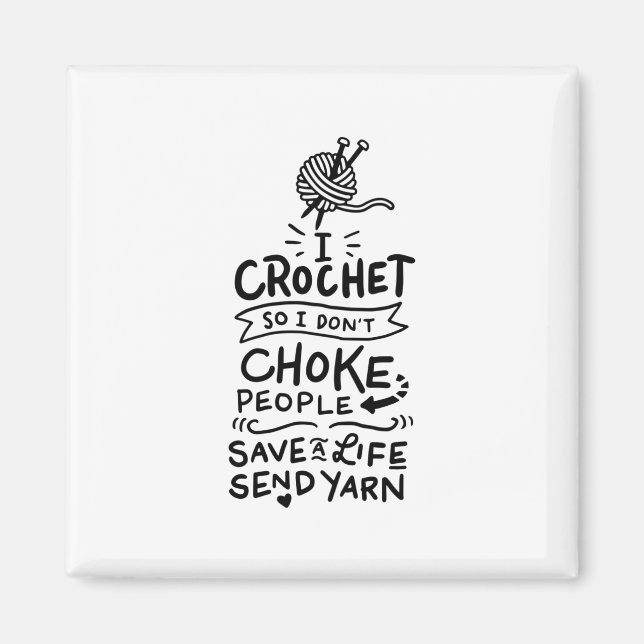 Crocheting Crochet Wool Magnet (Framsidan)