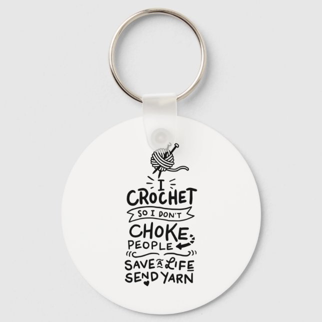 Crocheting Crochet Wool Nyckelring (Framsida)