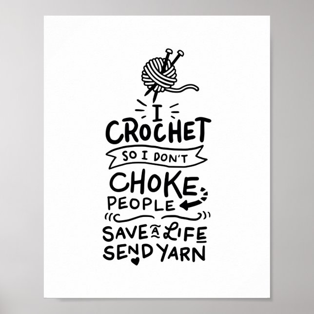 Crocheting Crochet Wool Poster (Framsidan)