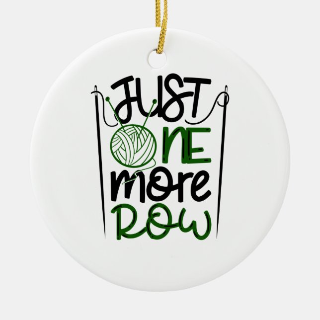 Crocheting Julgransprydnad Keramik (Framsidan)