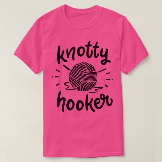 Crocheting Knitting 13 T Shirt (Design framsida)