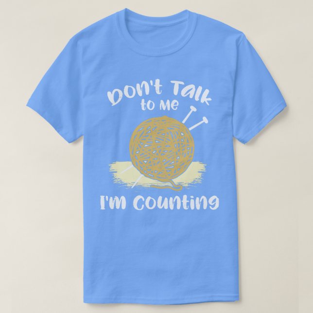 Crocheting Knitting 4 T Shirt (Design framsida)