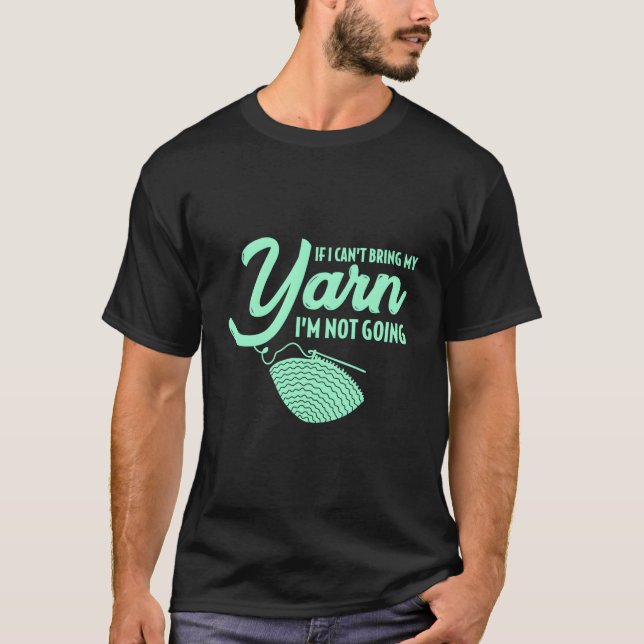 Crocheting Knitting-garn T Shirt (Framsida)