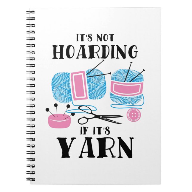 Crocheting Knitting Gifts Anteckningsbok (Framsidan)