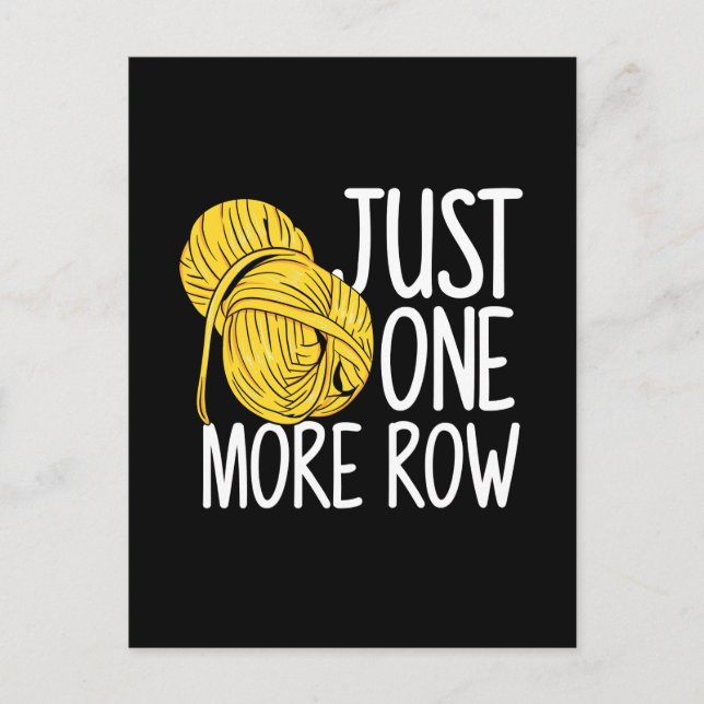 Crocheting Knitting Vykort (Framsida)