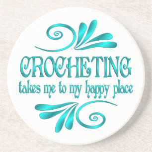 Crocheting Lycklig Ställe Underlägg