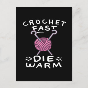 Crocheting Vykort