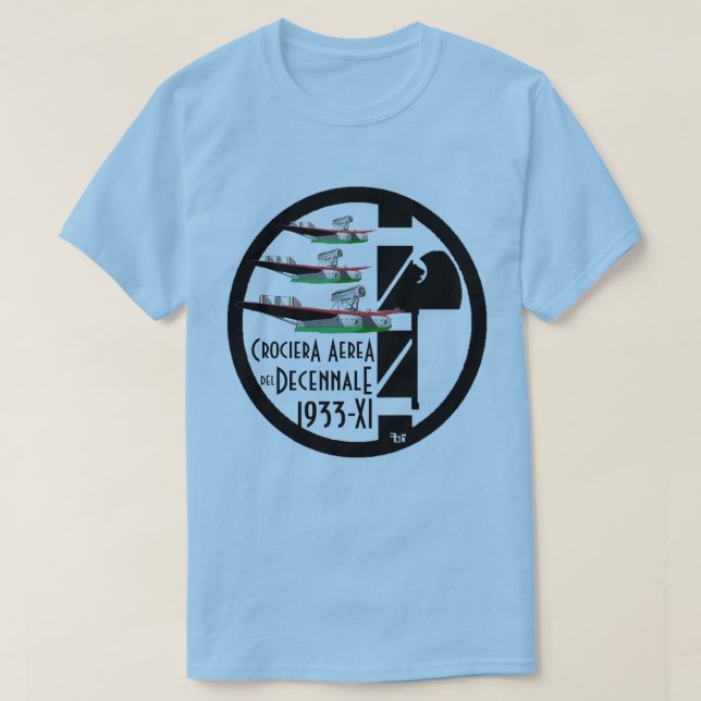 CROCIERA AEREA TEE SHIRT (Design framsida)