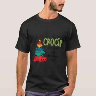 Crocin runt Julgran Funny T Shirt