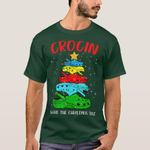 Crocin runt Julgran Pajama Funny Julafton T Shirt