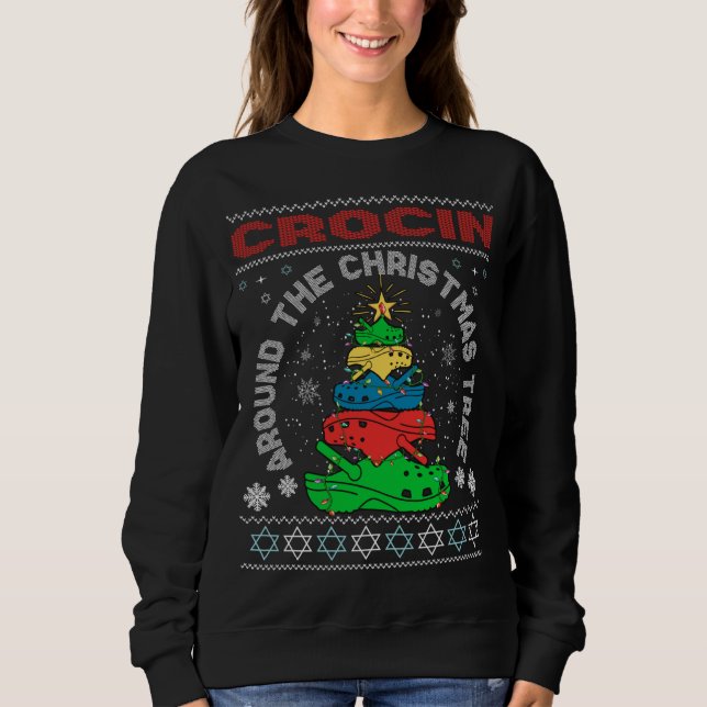 Crocin runt Julgran T Shirt (Framsida)