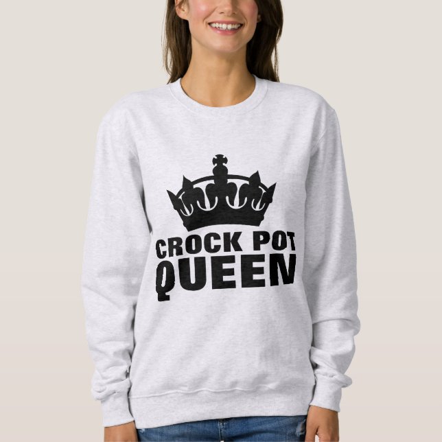 CROCK POT QUEEN T-SHIRTS (Framsida)
