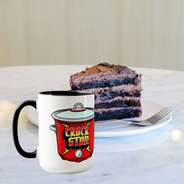 Crock Star Crock Pot Cooking Mugg (Crock Star Collection - Coffee Cup/Mug)