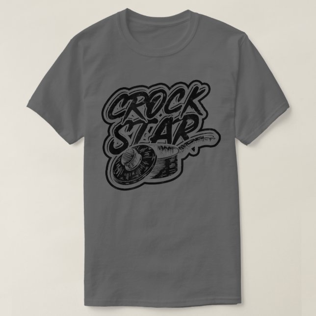 CROCK STAR Delicious Recipe Cooking, Grilling and T Shirt (Design framsida)
