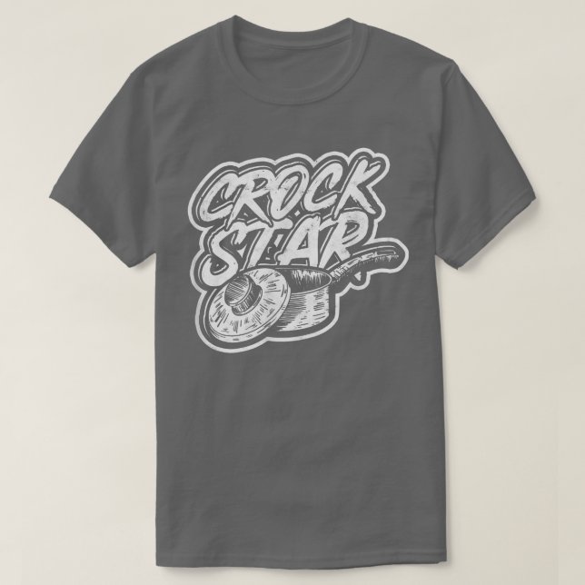 CROCK STARKitchen Food Cooking, Grilling and Bakin T Shirt (Design framsida)