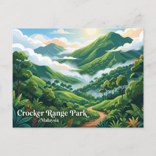 Crocker Range Park Malaysia Vykort