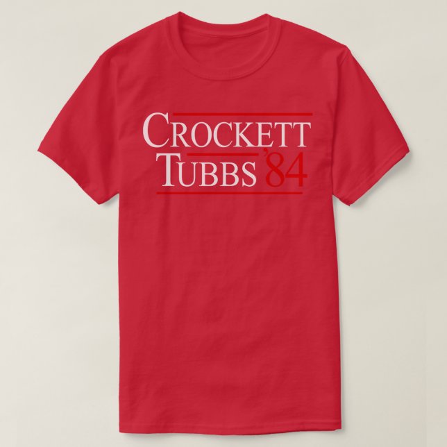 Crockett Tubbs 1984 T Shirt (Design framsida)