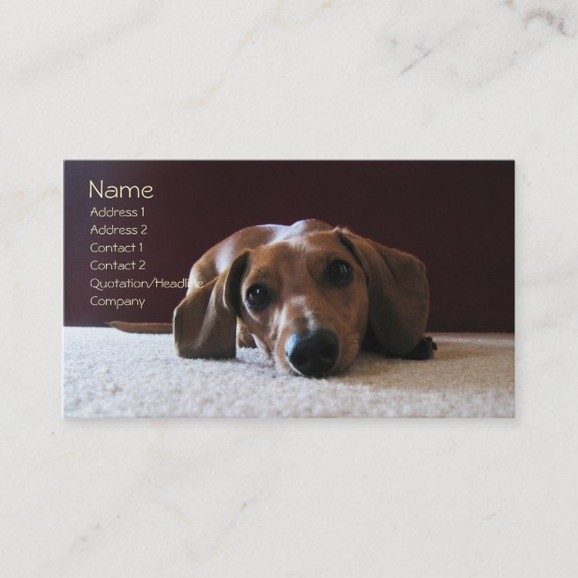 crockettsperfectpic namn, adress 1, adress 2… visitkort (Framsida)